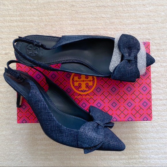 NWT Tory Burch Rosalind sling pumps - Picture 2 of 16